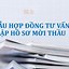 Mẫu Hợp Đồng Tư Vấn Lập Hồ Sơ Mời Thầu Và Đánh Giá Hồ Sơ Dự Thầu